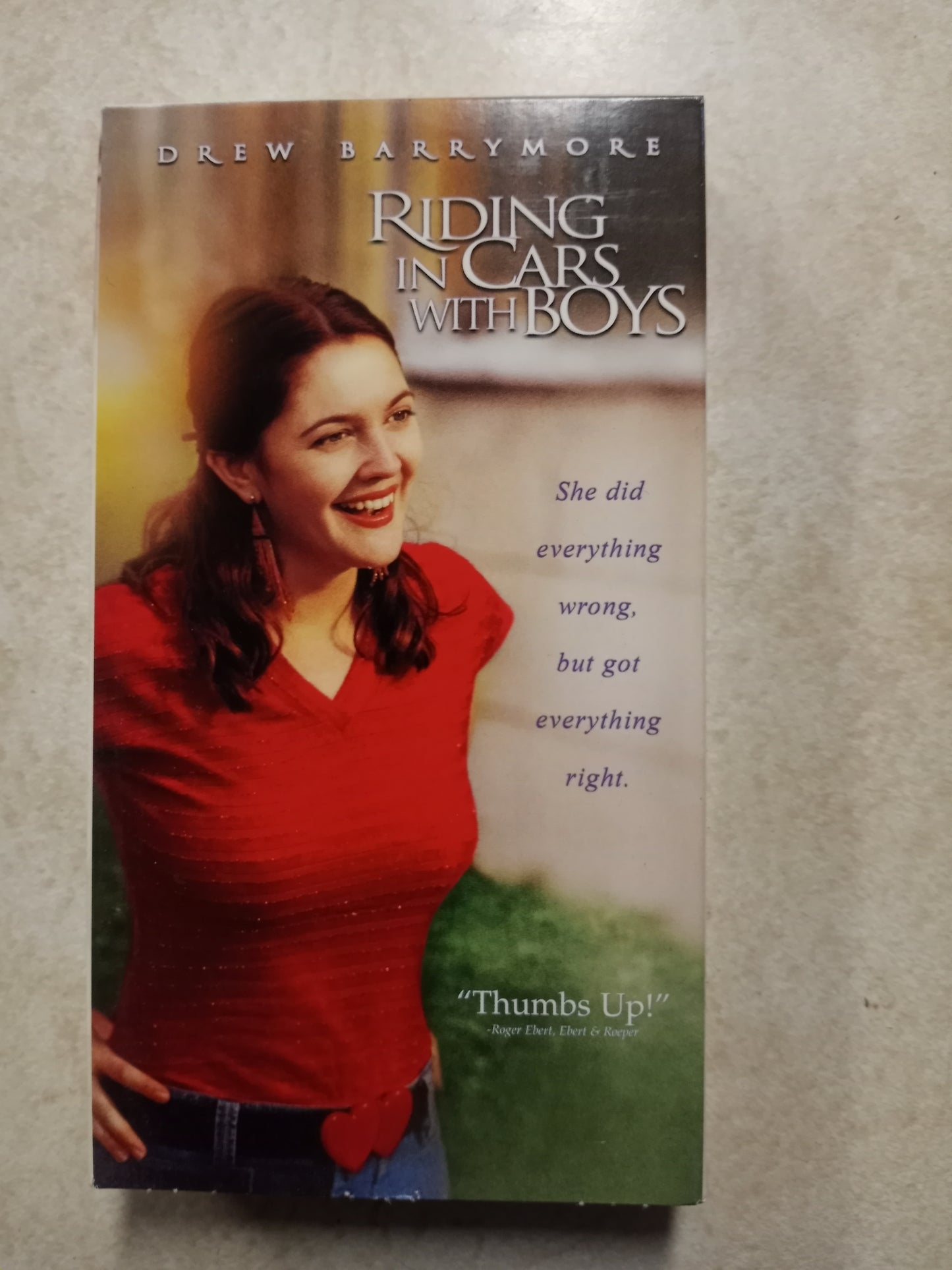 Riding In Cars With Boys, VHS Movie, used