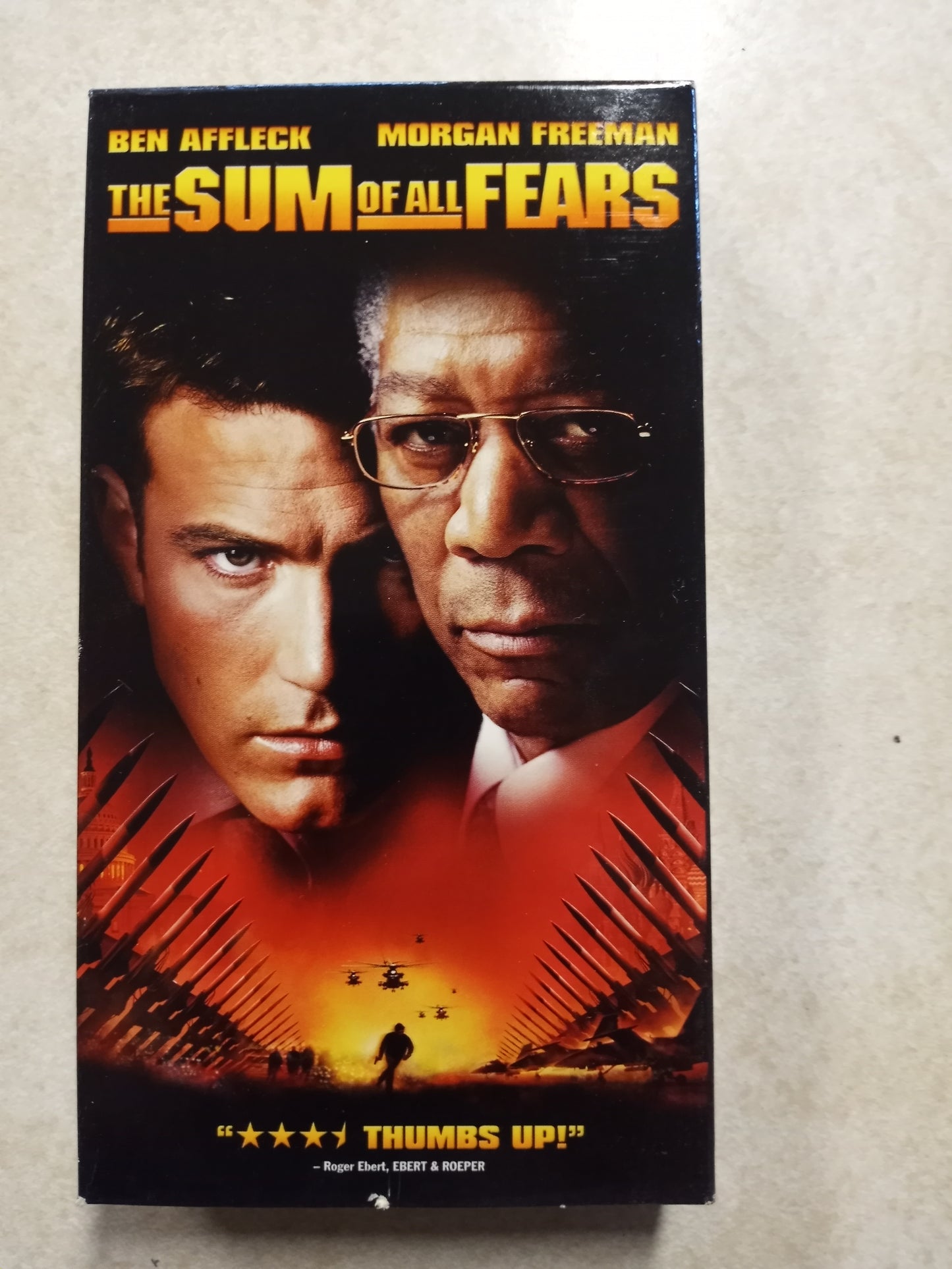 Sum Of All Fears, VHS Movie, used