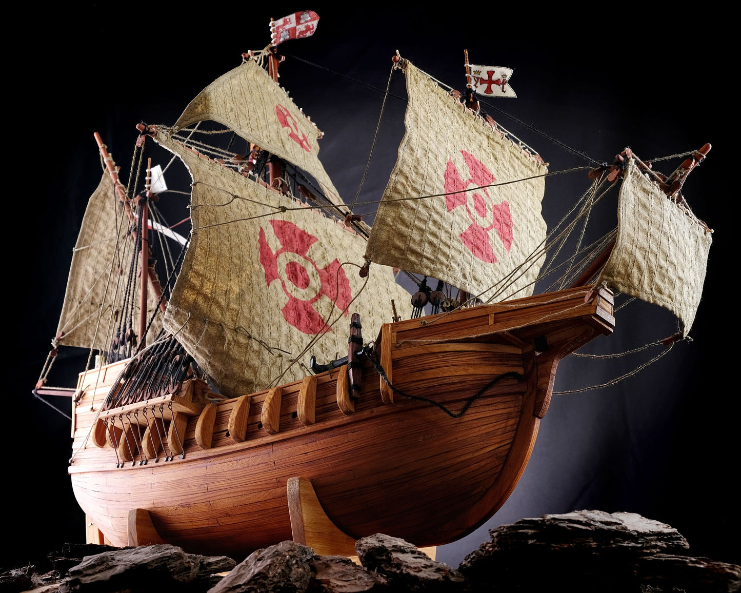 Santa Maria 1492, Handmade Scale Model Ship