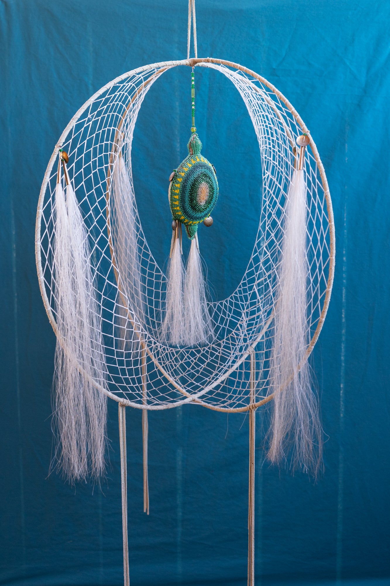 3-D Dreamcatcher Art:  Large Turtle Center