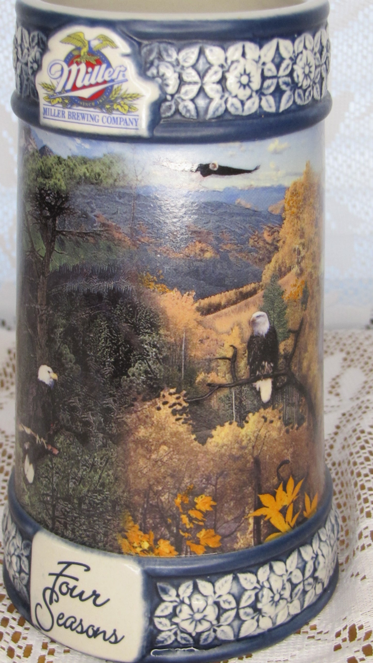 Collector Series Stein: 2005 Miller Brewing Majestic Wildlife. Four Seasons by Janice Foresters