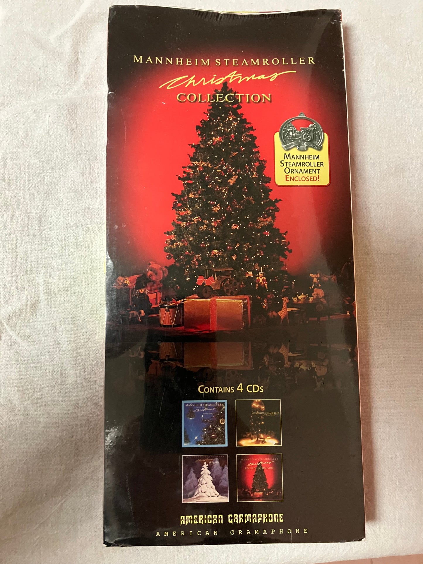 2006 Manhattan Steamroller Christmas, 4 CD Set , With Ornament , New