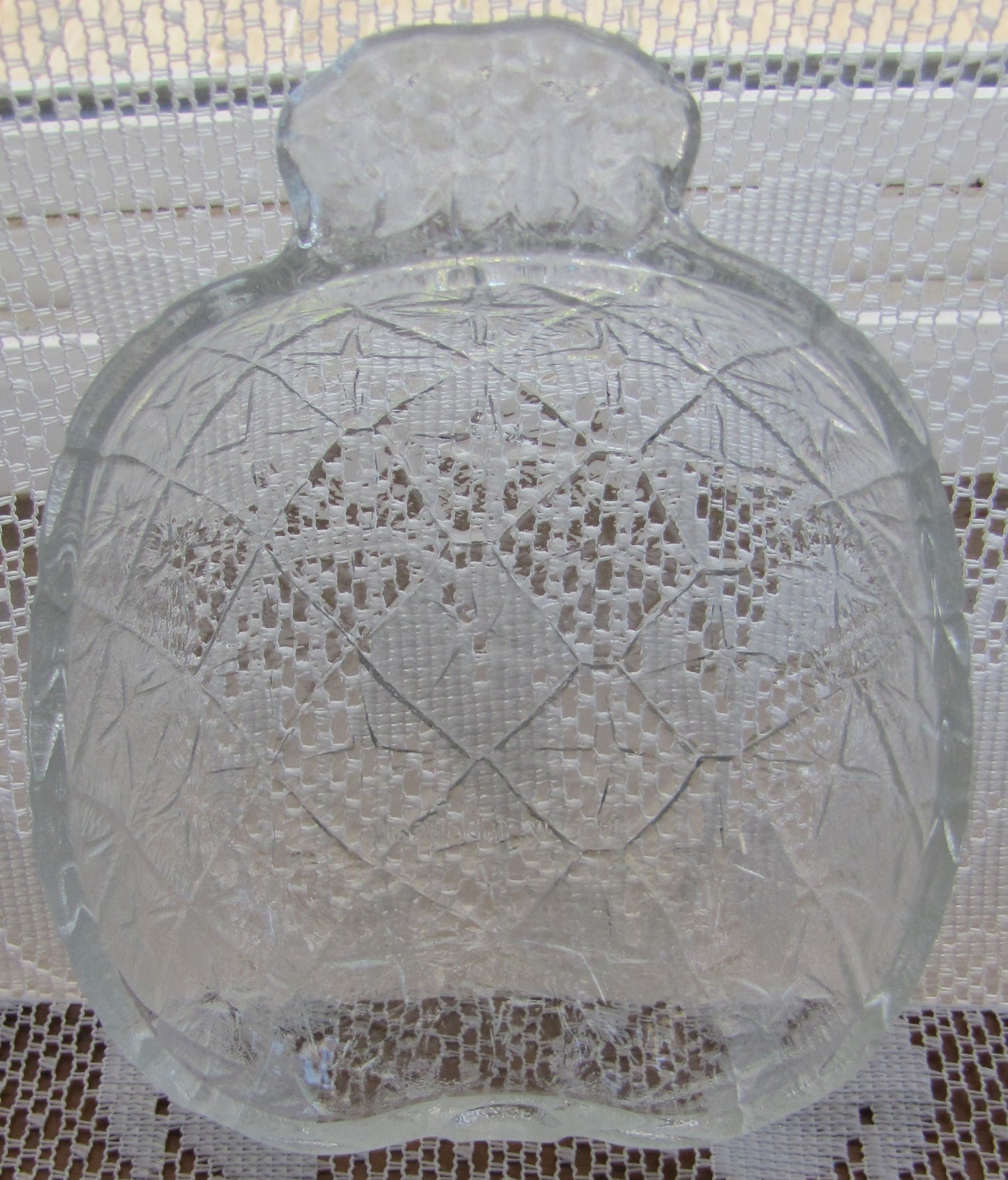 Vintage Pressed Glass Pineapple Sherbert/Fruit Bowl, used, Excellent Condition