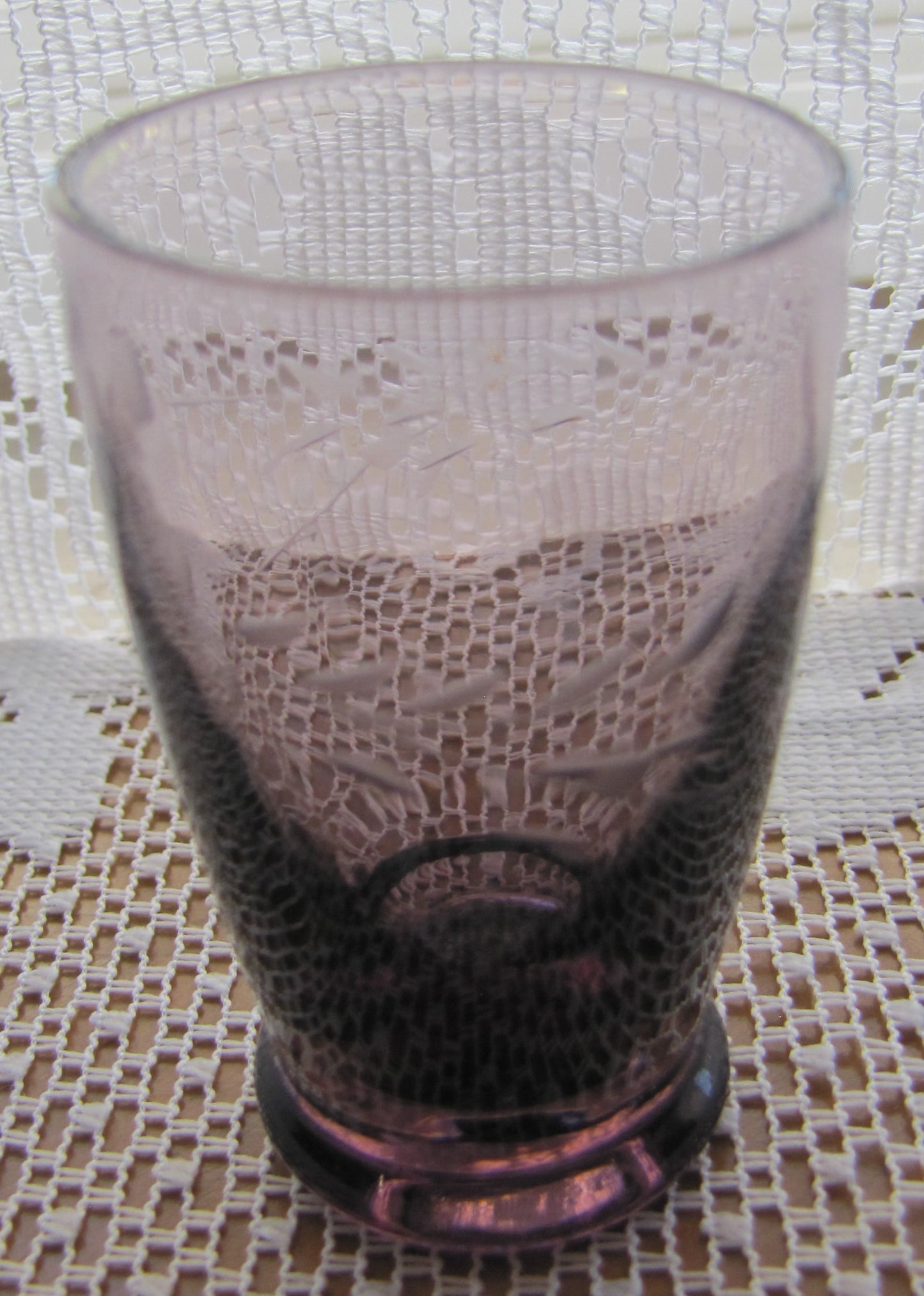 Vintage Purple Shot Glass