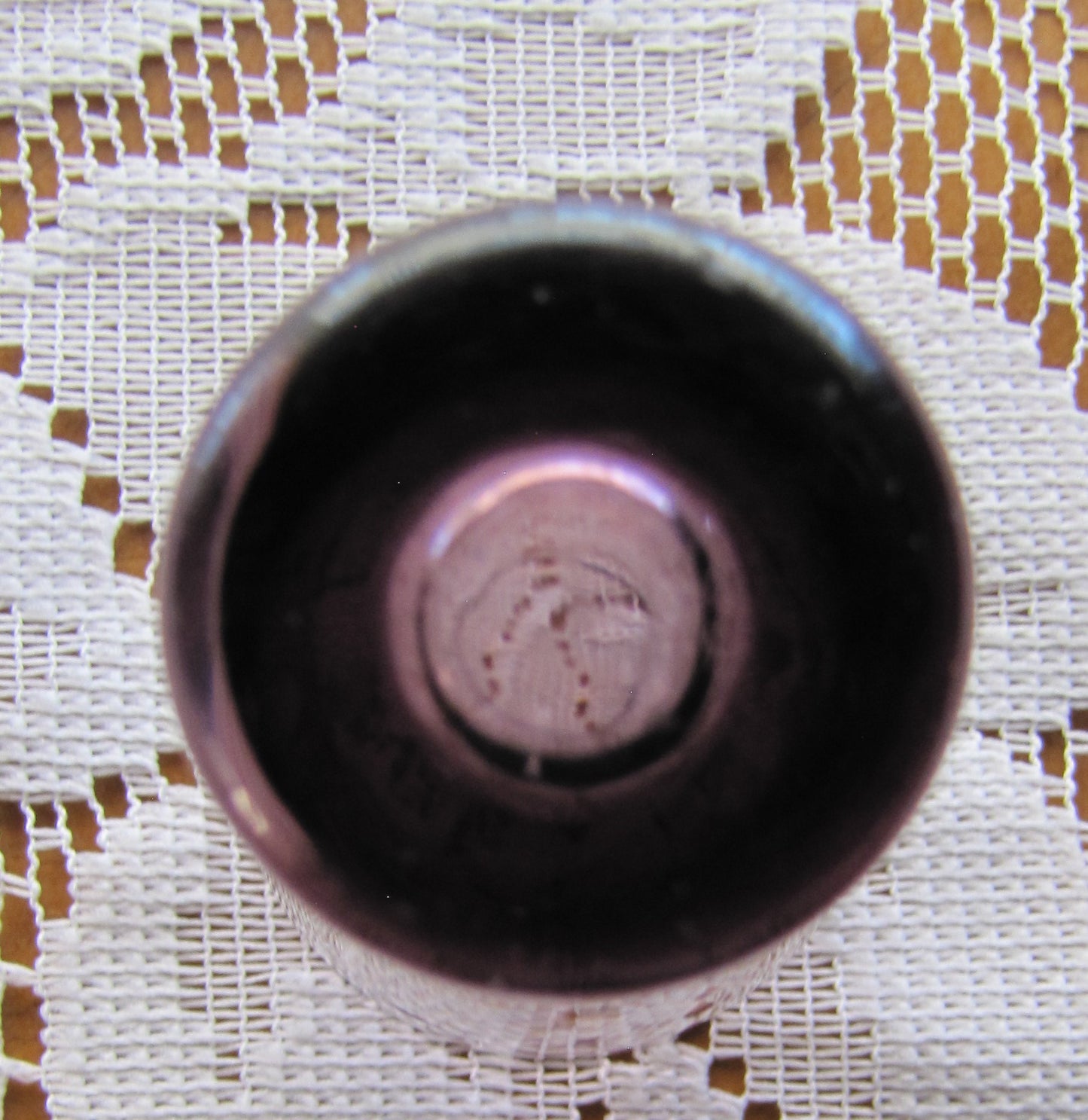 Vintage Purple Shot Glass