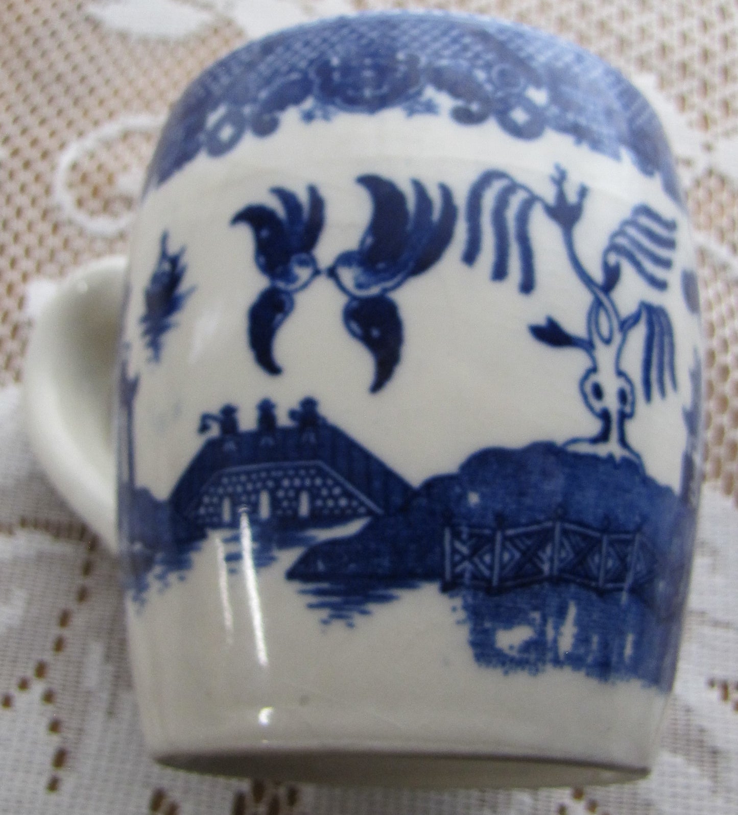 Vintage Blue Willow Coffee Mug Set, NASCO Japan, Used, Good Condition