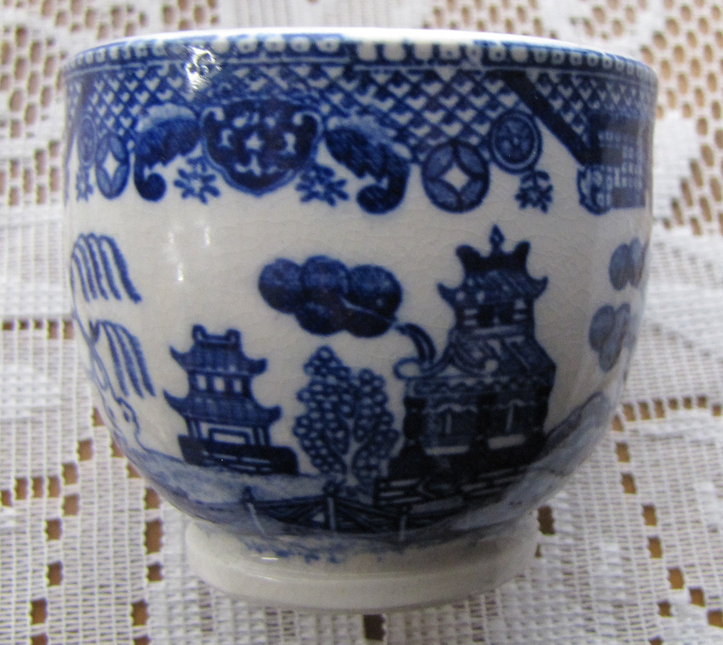 Vintage Blue Willow Coffee Mug Set, NASCO Japan, Used, Good Condition