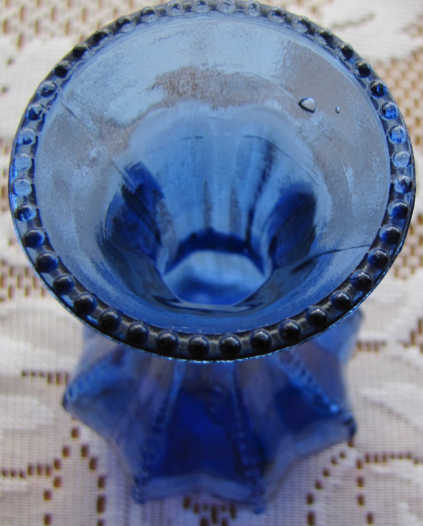 Vintage; 5" Blue Single Flower Vase, Used, Excellent Condition