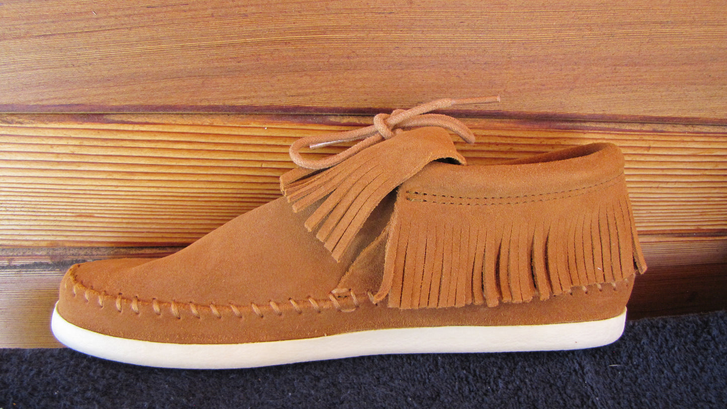 Moccasins by Minnetonka Women Size10 Brown Suede Slip on