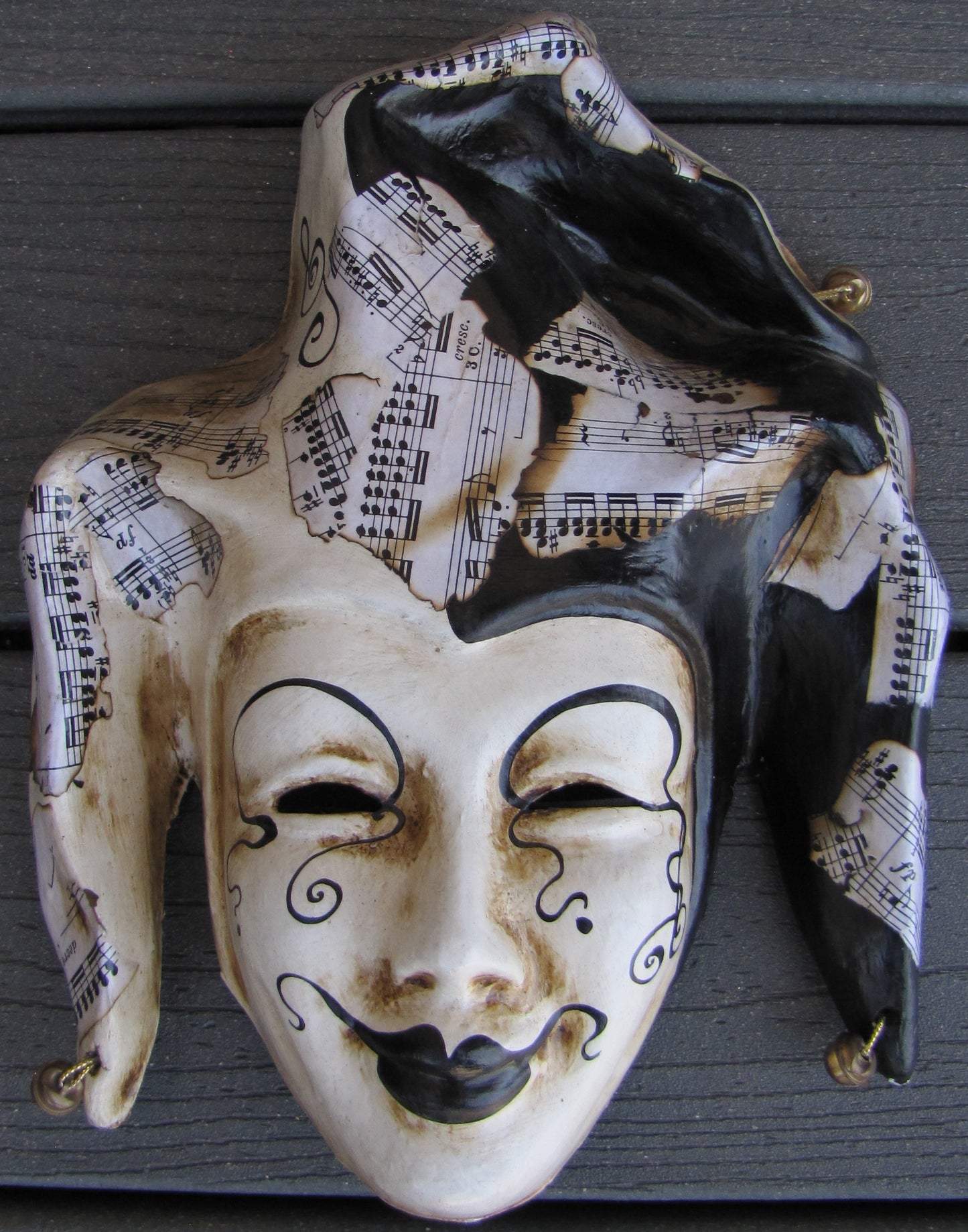 Vintage, rare collectable , Mascarade Mask, the Music Maker Jokester .