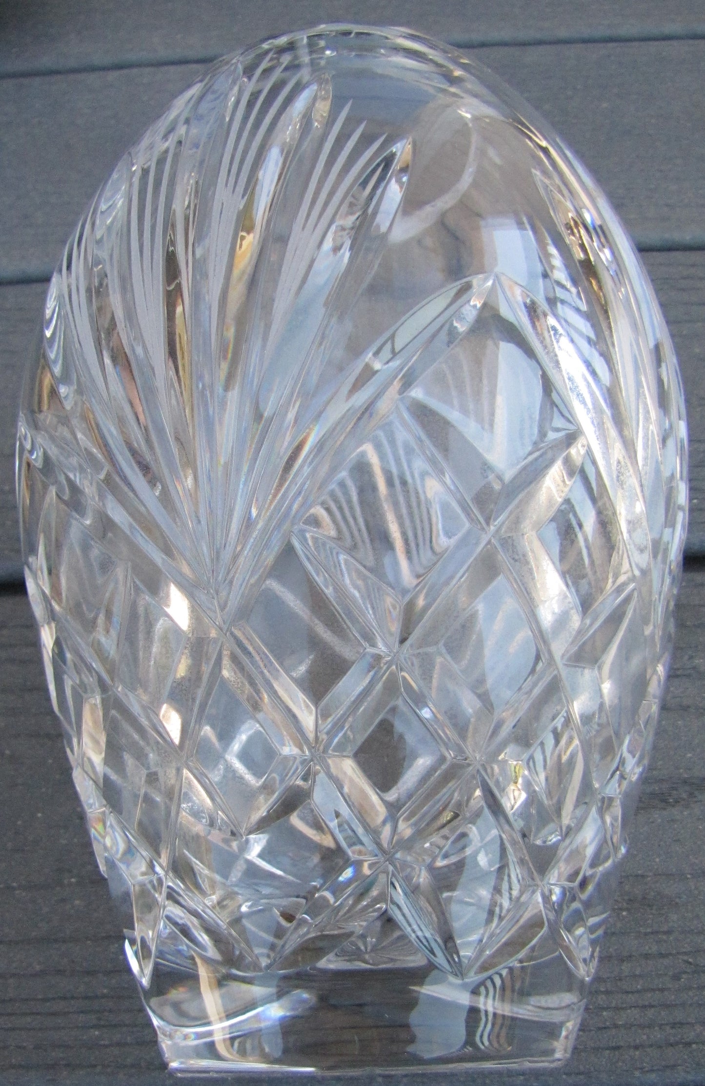 Vintage Waterford Crystal Vase  Hand Cut, Made in Poland