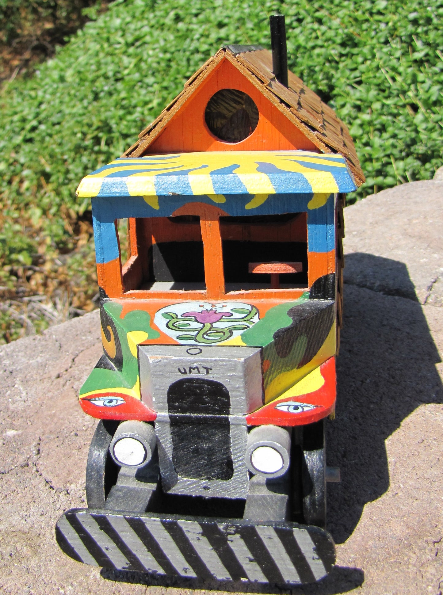 Vintage, rare collectable, Funky Camper #8 , handmade,  Hippy style