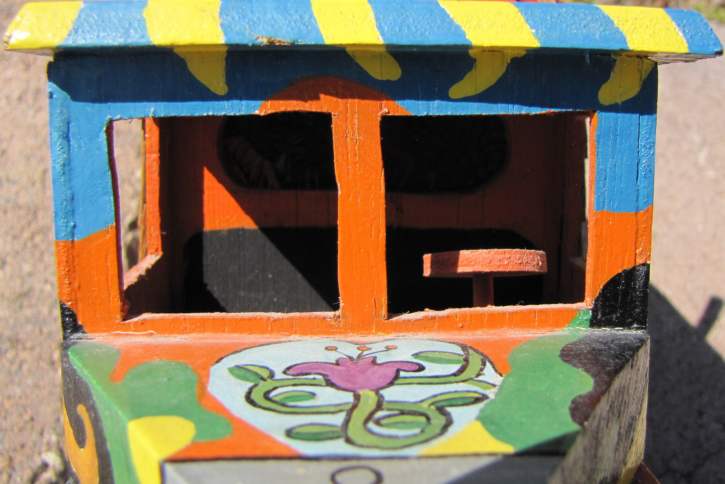 Vintage, rare collectable, Funky Camper #8 , handmade,  Hippy style