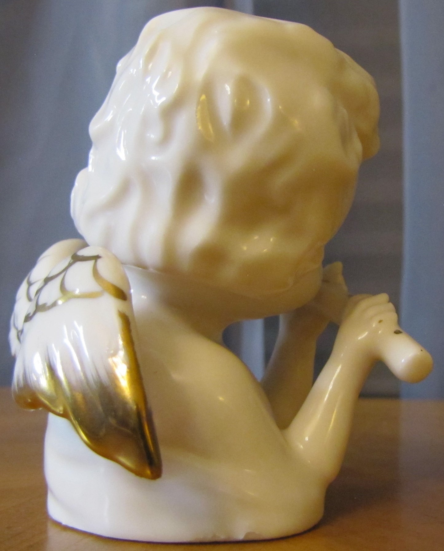 Angel Bust with Flute Ceramic