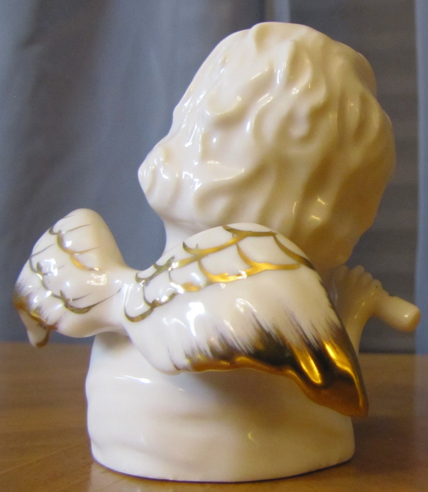 Angel Bust with Flute Ceramic