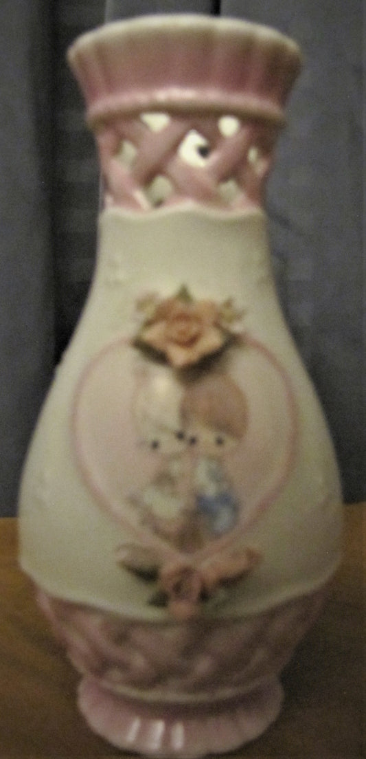 Love One Another 1999 Precious Moments Vase