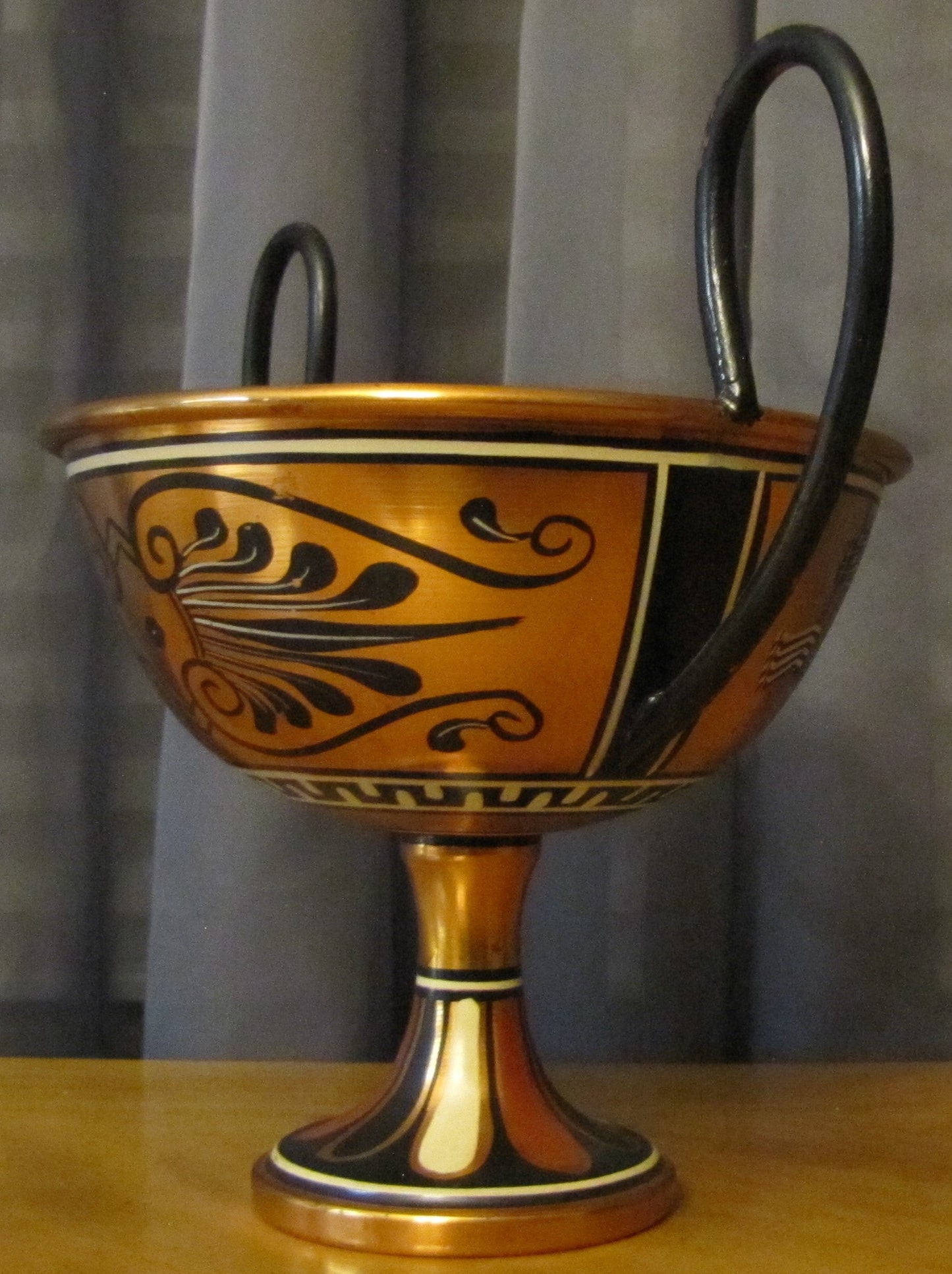 Enameled Greek Trophy Chalice, made in Greece