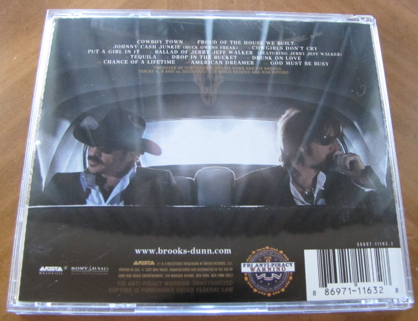 Brooks & Dunn Cowboy Town, Music CD