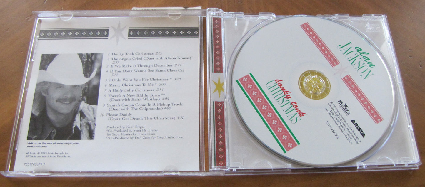 Alan Jackson Honky Tonk Christmas CD