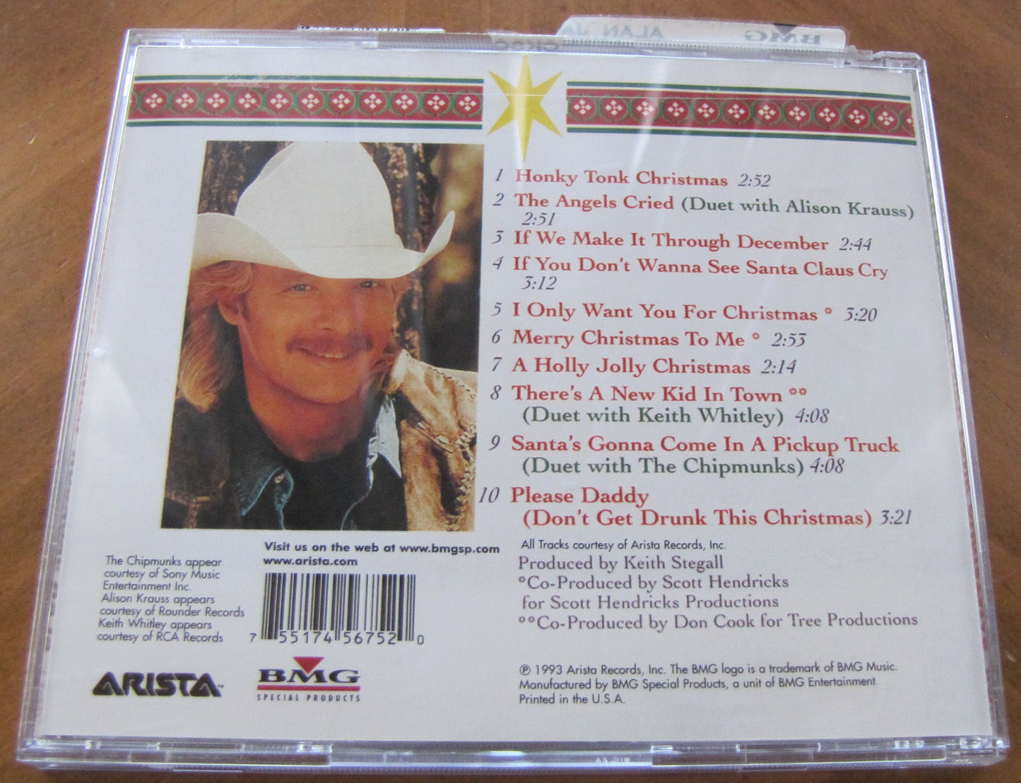 Alan Jackson Honky Tonk Christmas CD