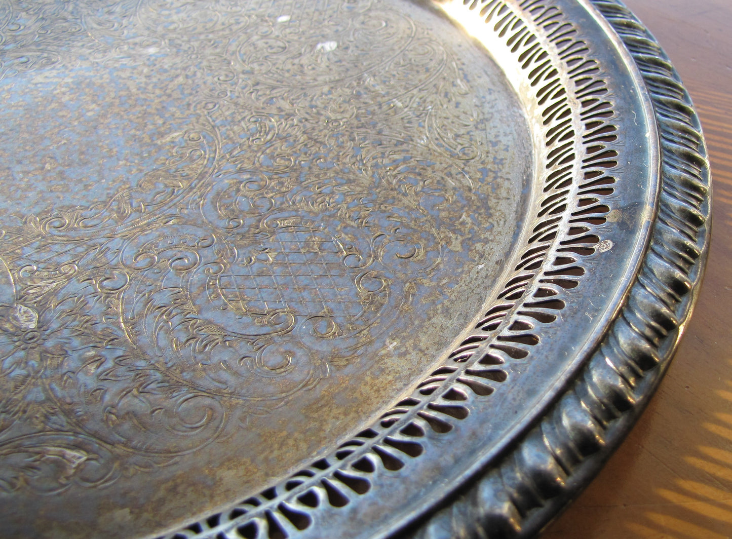 Sterling Silver Round Tray