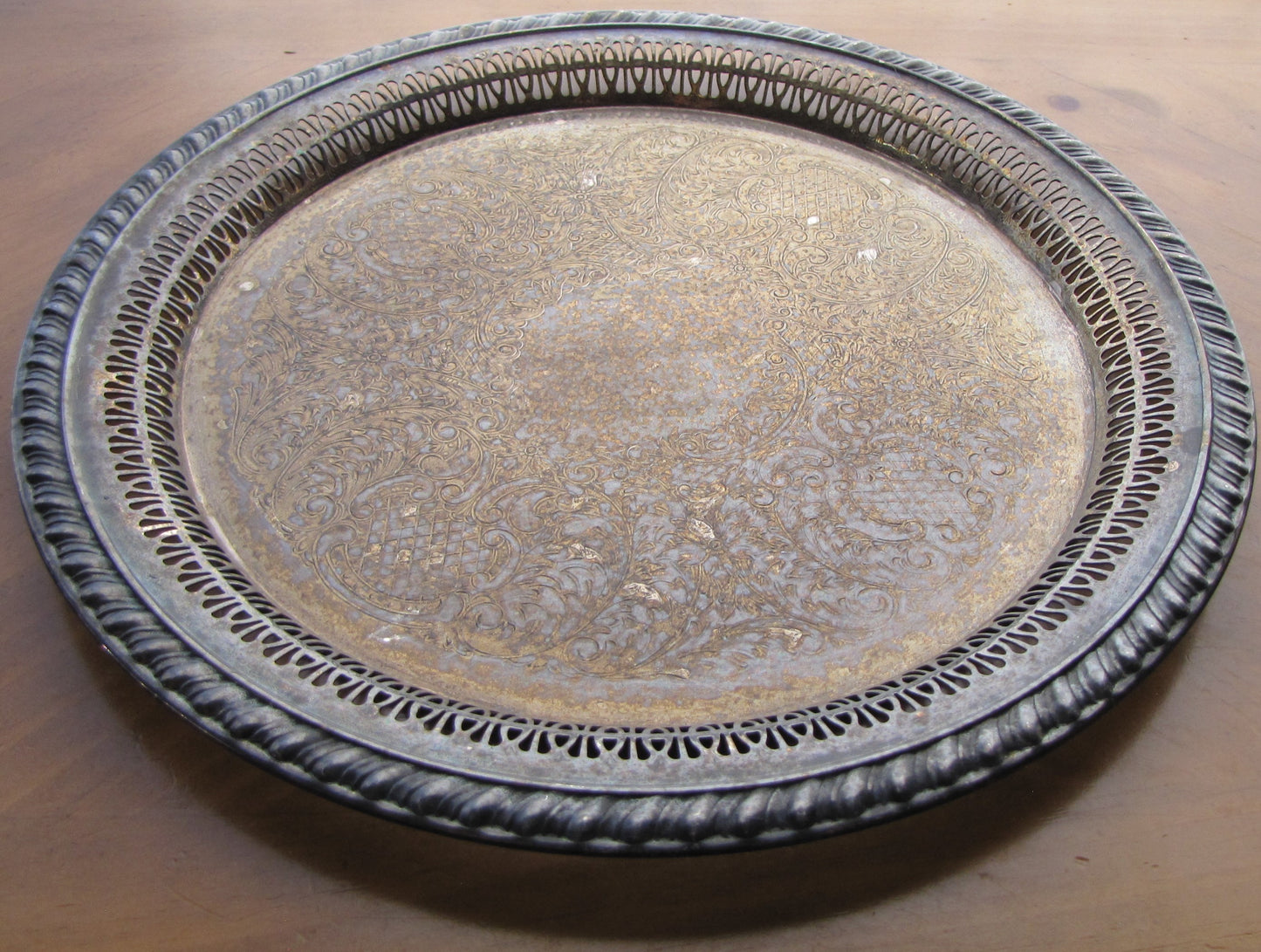 Sterling Silver Round Tray